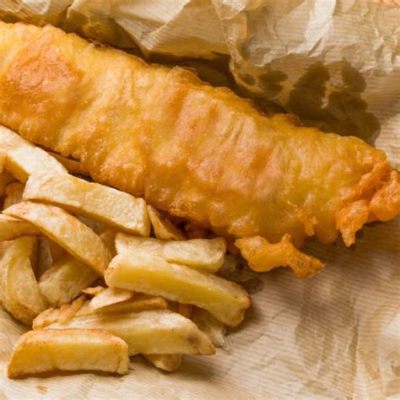  Fish & Chips: Den krispiga perfektionen möter den mjuka njutningen av en klassisk brittisk rätt!